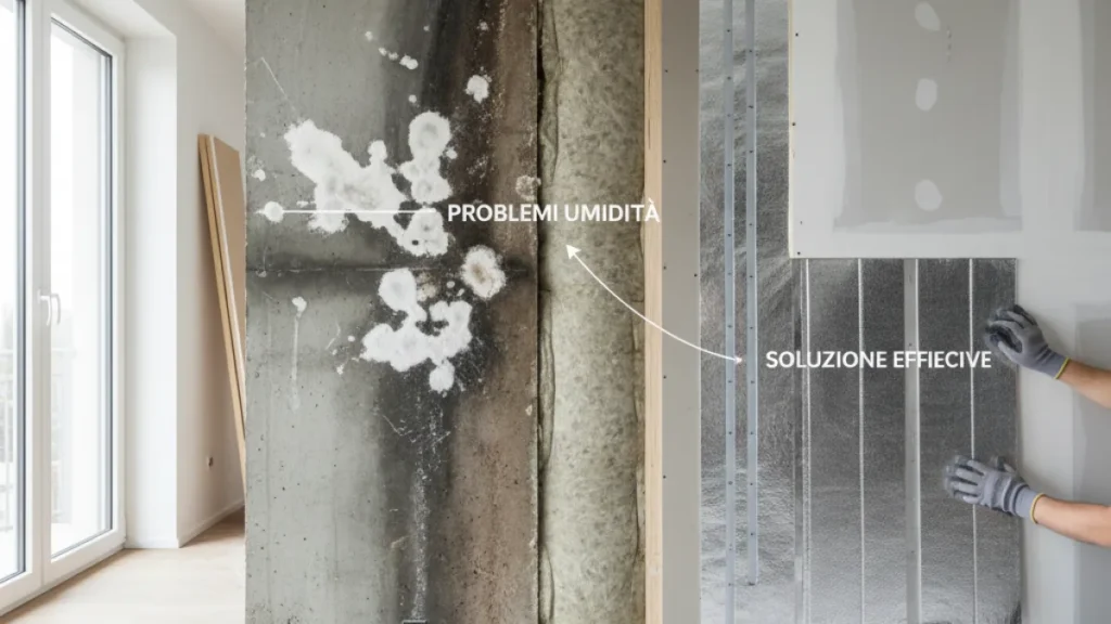 Isolamento interno casa problemi umidità - Isolamento