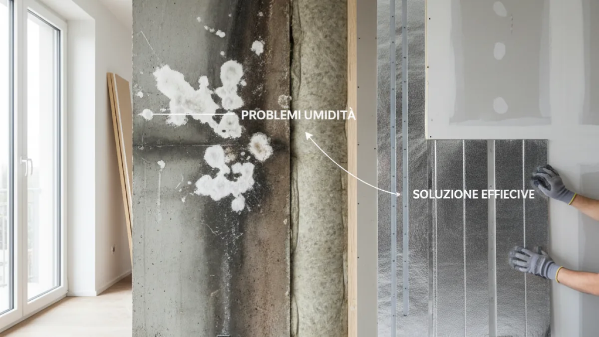 Isolamento interno casa problemi umidità - Isolamento