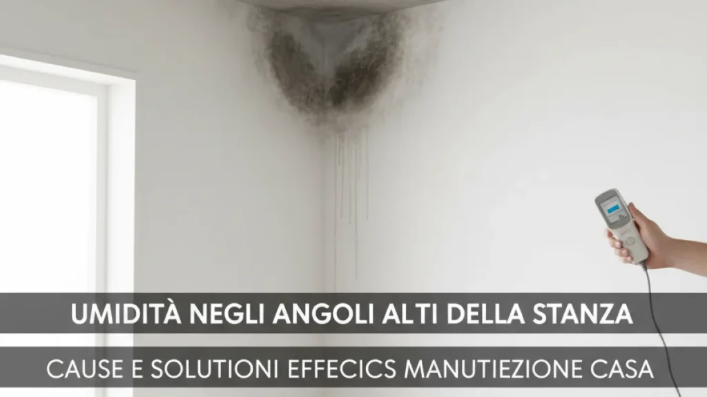 Umidità negli angoli alti della stanza - Umidità negli